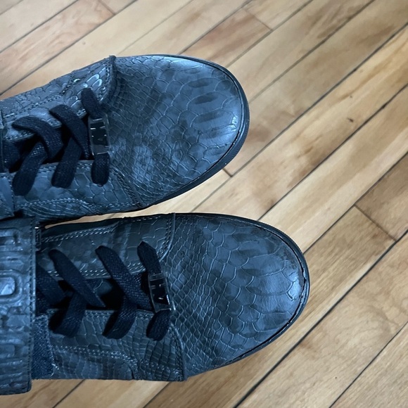 AH by Android Homme snakeskin sneakers in dark grey - Picture 3 of 8